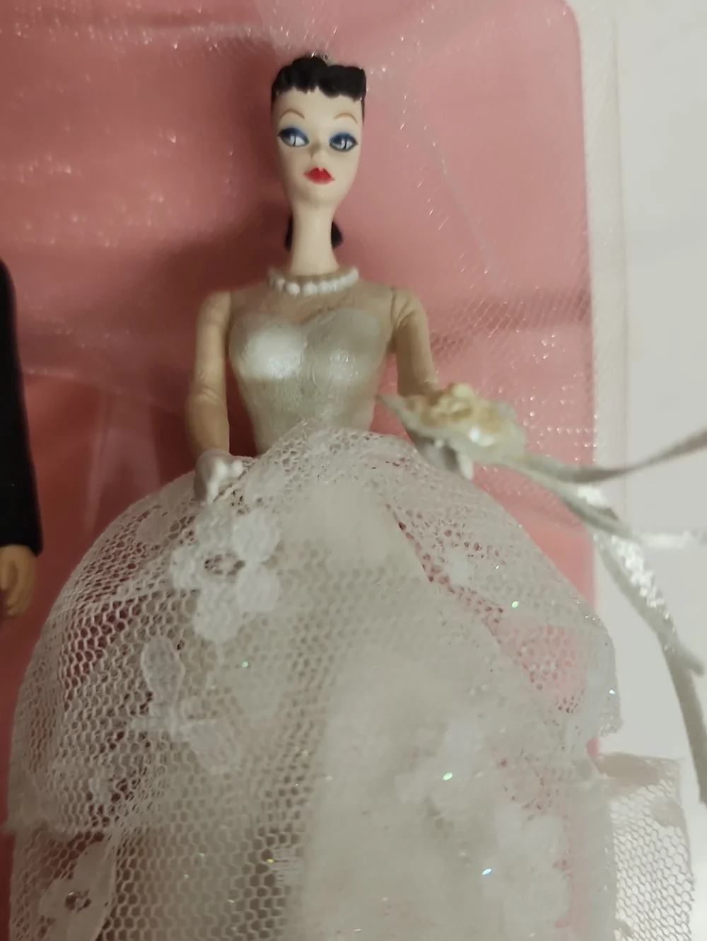 Barbie & Ken Wedding Day Set Keepsake Collector Dolls Ornament Handcrafted 1997